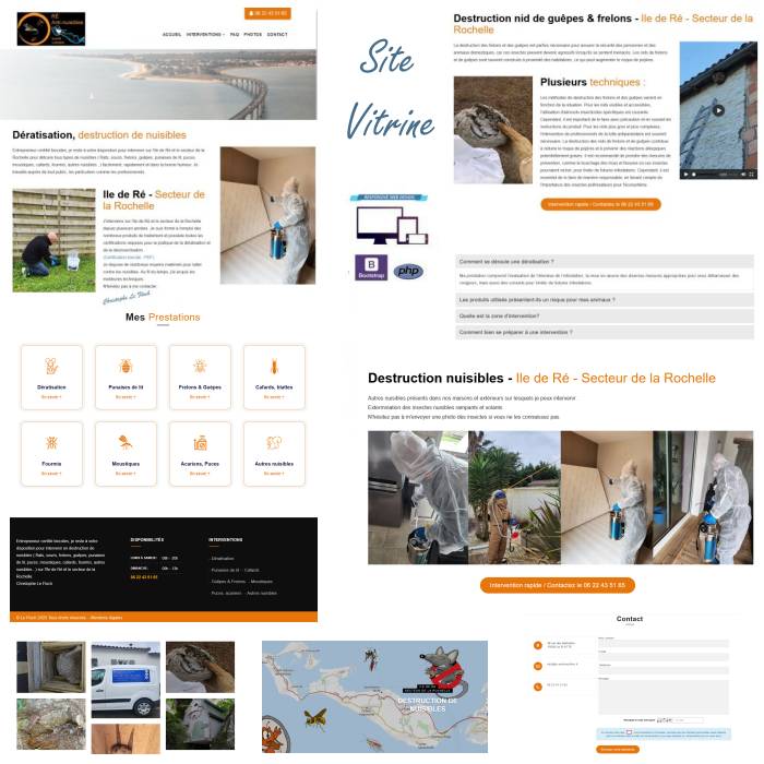 Site d'un artisan - Dératiseur